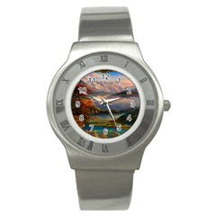 Summer Sunset Stainless Steel Watch by GardenOfOphir