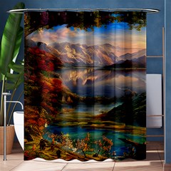 Summer Sunset Shower Curtain 60  X 72  (medium)  by GardenOfOphir