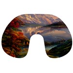 Summer Sunset Travel Neck Pillow Back