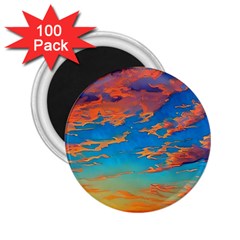 Waves Crashing On The Shore 2 25  Magnets (100 Pack)  by GardenOfOphir