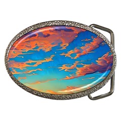 Waves Crashing On The Shore Belt Buckles by GardenOfOphir