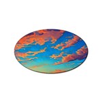 Waves Crashing On The Shore Sticker Oval (10 pack) Front