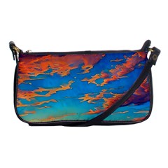 Waves Crashing On The Shore Shoulder Clutch Bag by GardenOfOphir