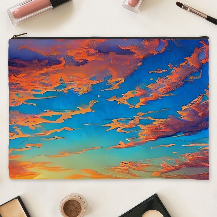 Waves Crashing On The Shore Cosmetic Bag (XXXL)