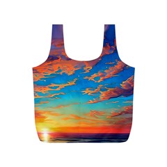 Waves Crashing On The Shore Full Print Recycle Bag (s) by GardenOfOphir