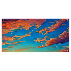 Waves Crashing On The Shore Banner And Sign 8  X 4 