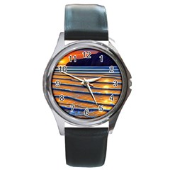 Endless Summer Nights Round Metal Watch by GardenOfOphir