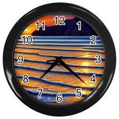 Endless Summer Nights Wall Clock (black) by GardenOfOphir