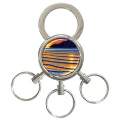 Endless Summer Nights 3-ring Key Chain by GardenOfOphir