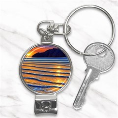 Endless Summer Nights Nail Clippers Key Chain by GardenOfOphir