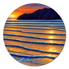 Endless Summer Nights Magnet 5  (round) by GardenOfOphir