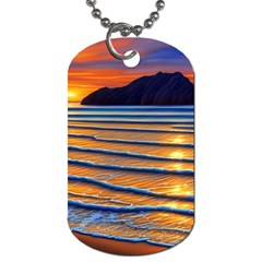 Endless Summer Nights Dog Tag (one Side)