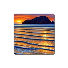 Endless Summer Nights Square Magnet by GardenOfOphir