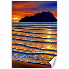 Endless Summer Nights Canvas 12  X 18  by GardenOfOphir