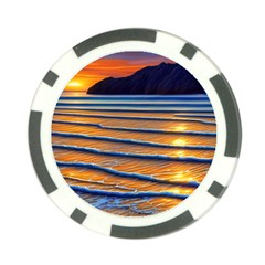 Endless Summer Nights Poker Chip Card Guard by GardenOfOphir