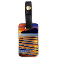 Endless Summer Nights Luggage Tag (one Side) by GardenOfOphir