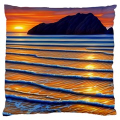 Endless Summer Nights Standard Premium Plush Fleece Cushion Case (one Side) by GardenOfOphir