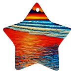 Golden Sunsets And Crisp Air Ornament (Star) Front