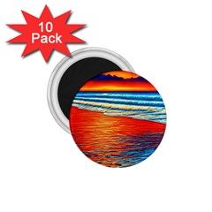 Golden Sunsets And Crisp Air 1.75  Magnets (10 pack) 