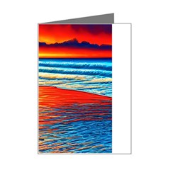 Golden Sunsets And Crisp Air Mini Greeting Card