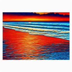 Golden Sunsets And Crisp Air Large Glasses Cloth (2 Sides)