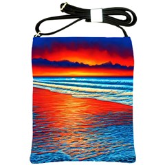 Golden Sunsets And Crisp Air Shoulder Sling Bag