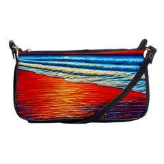 Golden Sunsets And Crisp Air Shoulder Clutch Bag