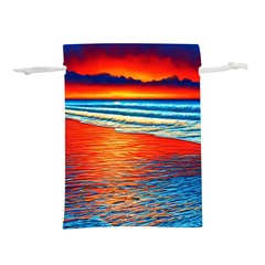 Golden Sunsets And Crisp Air Lightweight Drawstring Pouch (S)