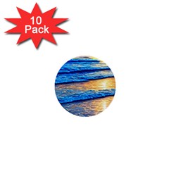 Ocean Sunset 1  Mini Buttons (10 Pack)  by GardenOfOphir