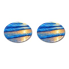 Ocean Sunset Cufflinks (oval) by GardenOfOphir