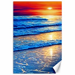 Ocean Sunset Canvas 24  X 36  by GardenOfOphir