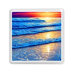 Ocean Sunset Memory Card Reader (square) by GardenOfOphir