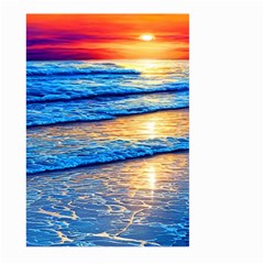 Ocean Sunset Large Garden Flag (two Sides) by GardenOfOphir