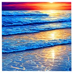 Ocean Sunset Wooden Puzzle Square