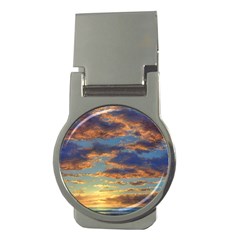 Sunrise Over The Sand Dunes Money Clips (round)  by GardenOfOphir