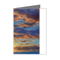 Sunrise Over The Sand Dunes Mini Greeting Card by GardenOfOphir