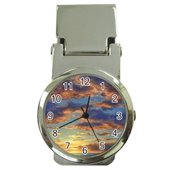 Sunrise Over The Sand Dunes Money Clip Watches by GardenOfOphir