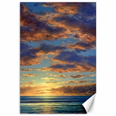 Sunrise Over The Sand Dunes Canvas 12  X 18  by GardenOfOphir