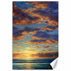 Sunrise Over The Sand Dunes Canvas 24  X 36  by GardenOfOphir