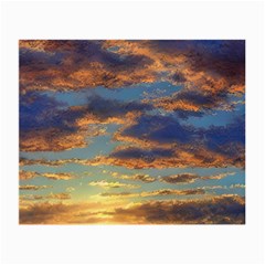 Sunrise Over The Sand Dunes Small Glasses Cloth (2 Sides) by GardenOfOphir