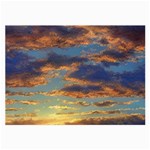 Sunrise Over The Sand Dunes Large Glasses Cloth Front