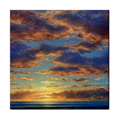 Sunrise Over The Sand Dunes Face Towel by GardenOfOphir