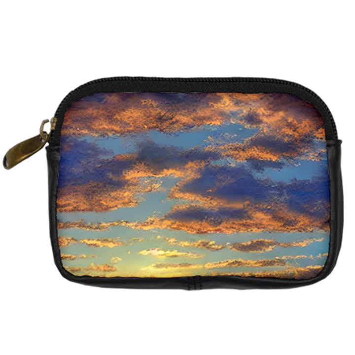 Sunrise Over The Sand Dunes Digital Camera Leather Case