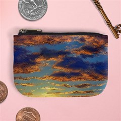 Sunrise Over The Sand Dunes Mini Coin Purse by GardenOfOphir