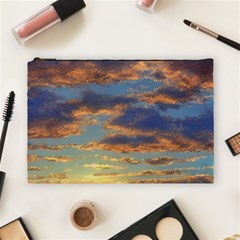 Sunrise Over The Sand Dunes Cosmetic Bag (large) by GardenOfOphir