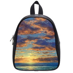 Sunrise Over The Sand Dunes School Bag (small) by GardenOfOphir