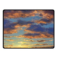 Sunrise Over The Sand Dunes One Side Fleece Blanket (small) by GardenOfOphir