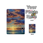 Sunrise Over The Sand Dunes Playing Cards 54 Designs (Mini) Front - Spade2