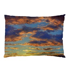 Sunrise Over The Sand Dunes Pillow Case (two Sides) by GardenOfOphir