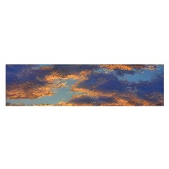 Sunrise Over The Sand Dunes Oblong Satin Scarf (16  X 60 ) by GardenOfOphir